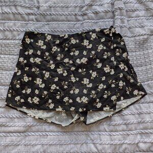 NWT - Old Navy High-Waisted Linen-Blend Mini Skort